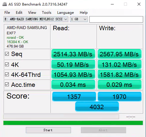 三星PM981A 512GB PCIe M.2 NVMe固态硬盘实测-战斗机中的战斗机-蓝伏豚